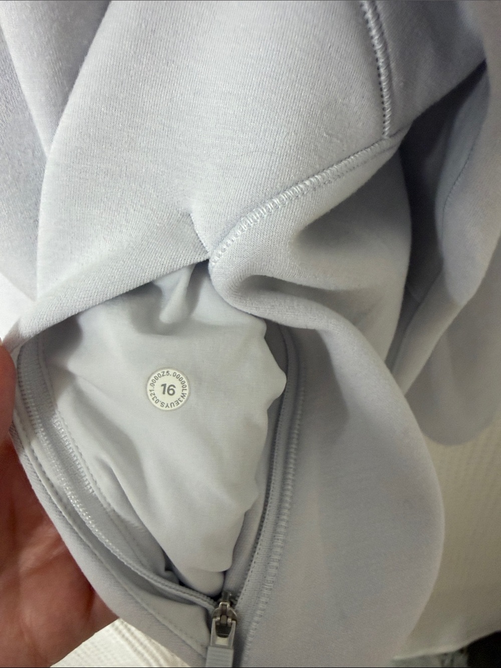 Lululemon AirWrap Modal Crew Long Sleeve Top, Alpine White, Size 16 - Picture 9 of 13